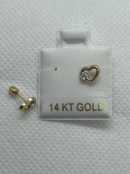 Corazón silueta zirconia