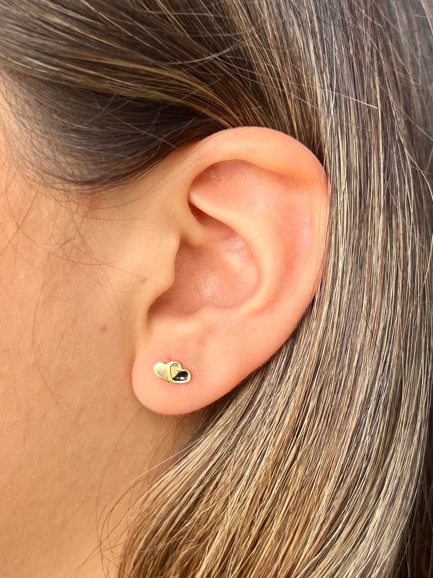 Corazón doble negro