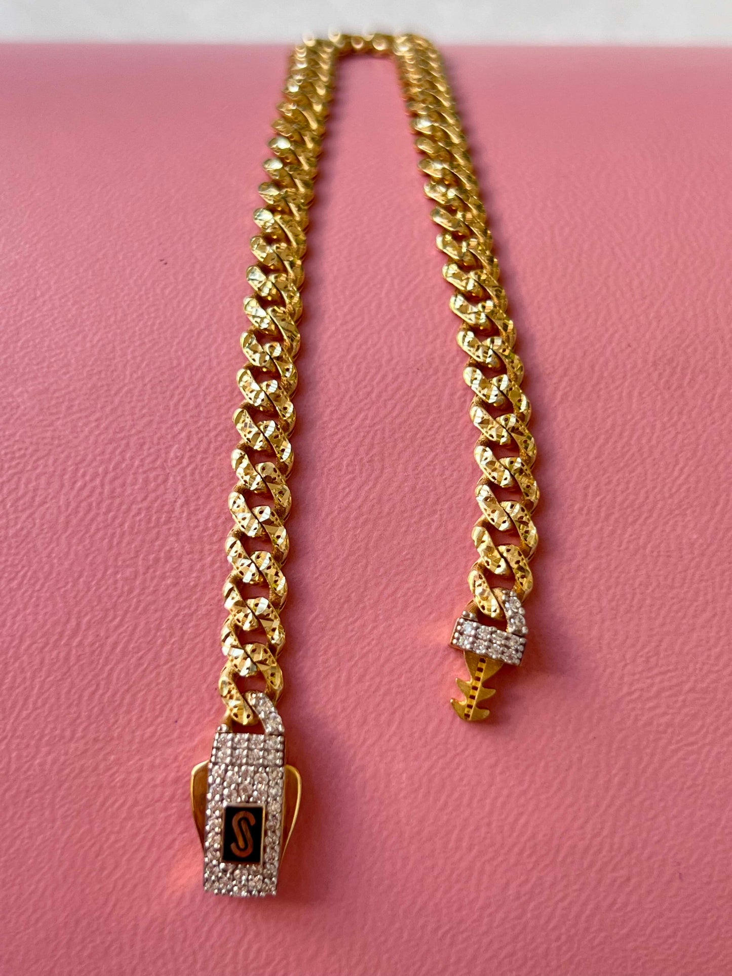 Pulsera Mónaco diamantada