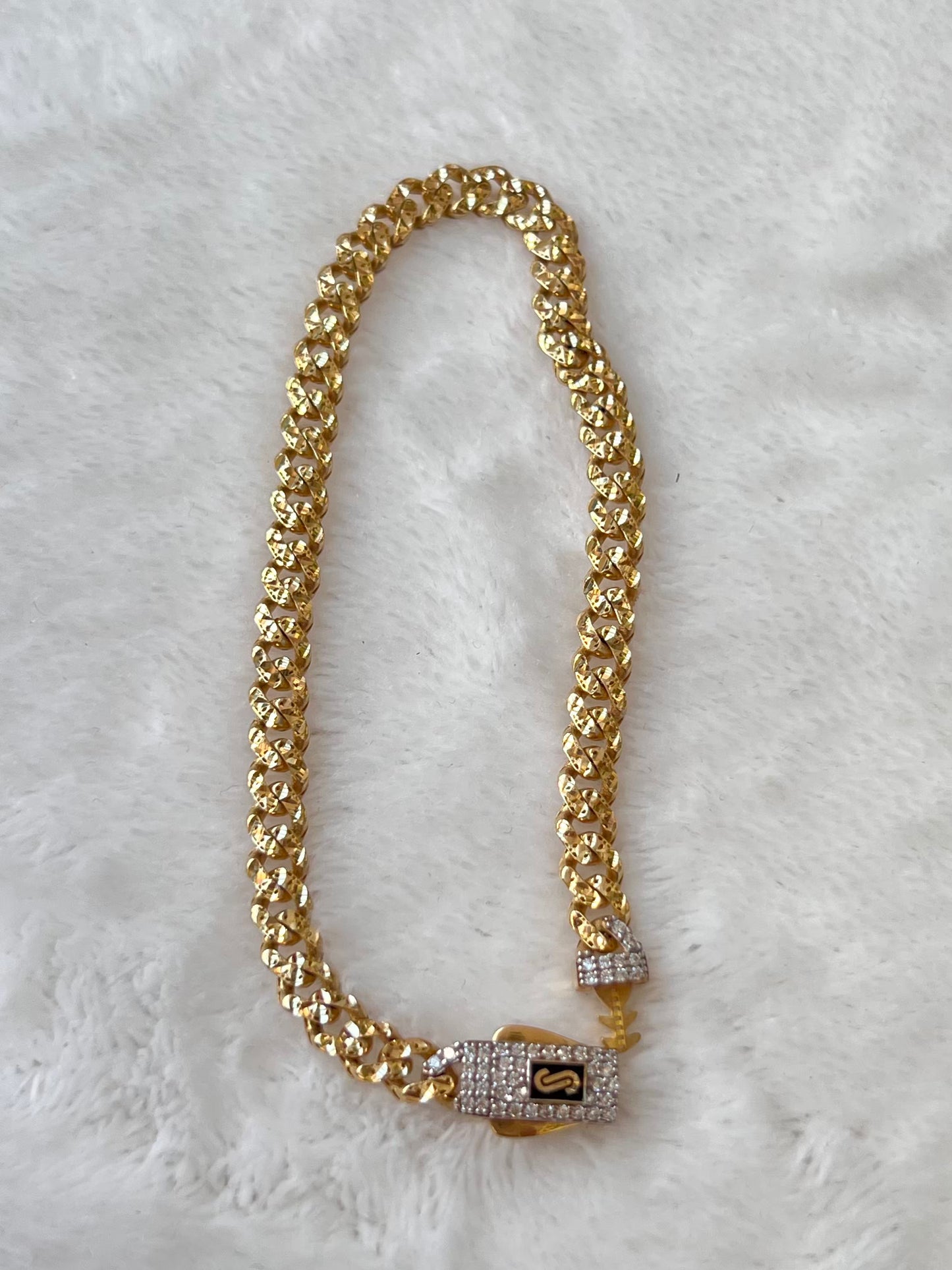 Pulsera Mónaco diamantada