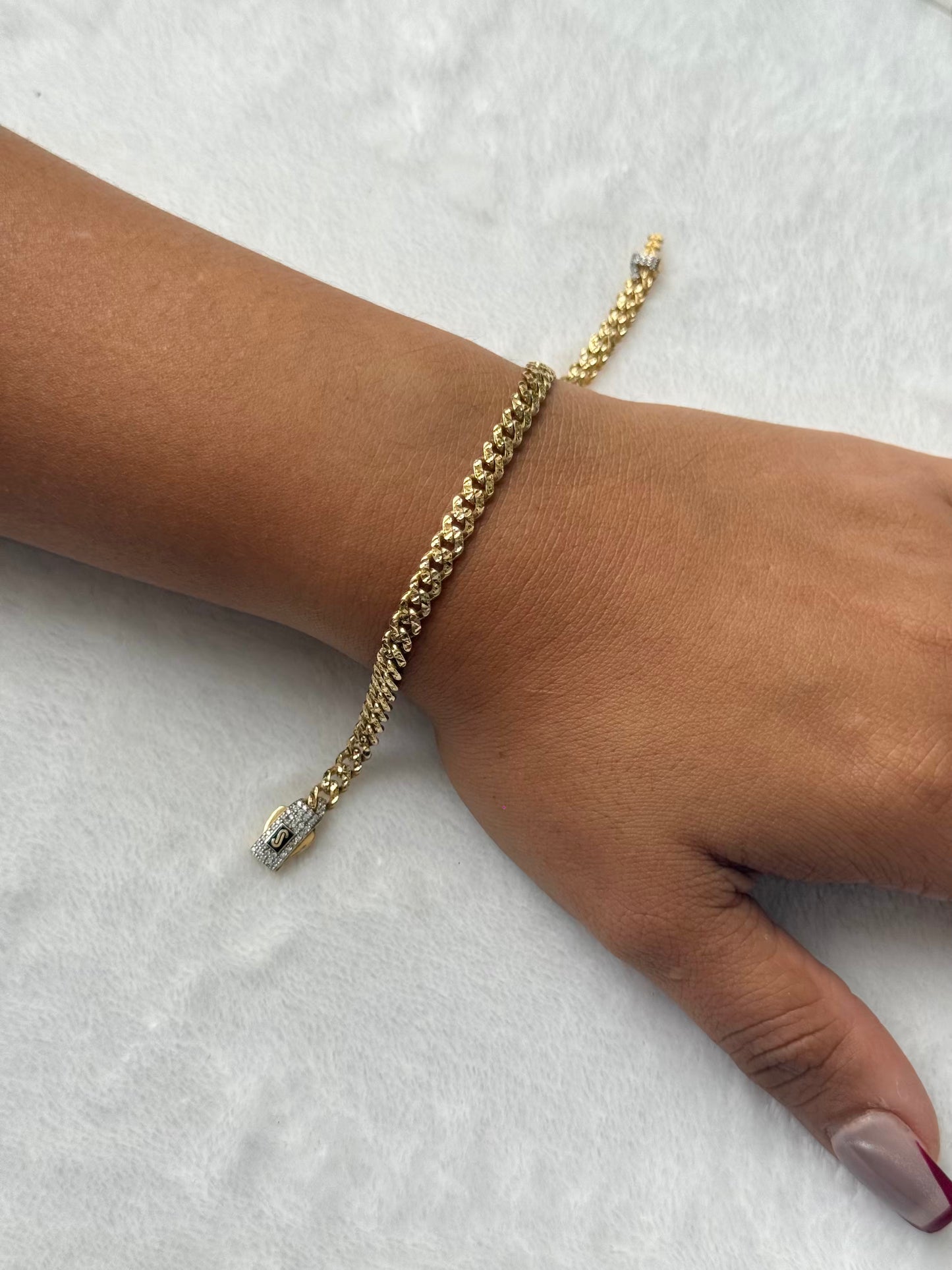 Pulsera Mónaco diamantada